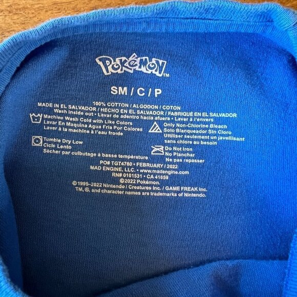 Pokémon Blue T-Shirt Bundle x2 - Picture 4 of 9